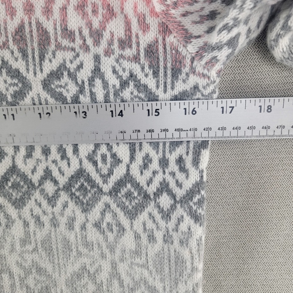 Talbots Fair Isle Sweater Nordic Lambswool Blend Pullover Womens Small Petite - Picture 5 of 7